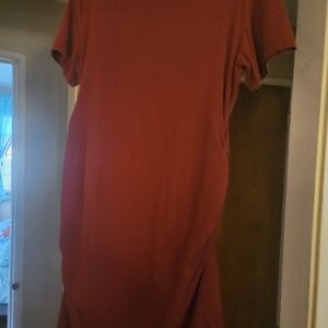 Amazon Red Midi Dress